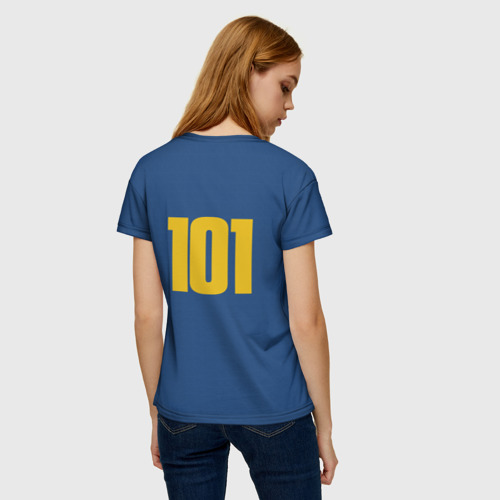 Женская футболка 3D Fallout Vault 101 - камуфляж, цвет 3D печать - фото 4