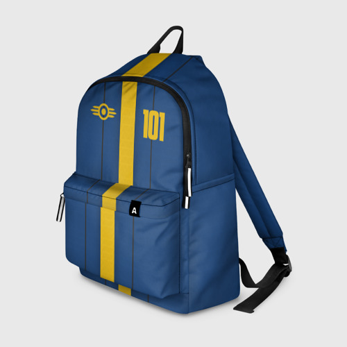 Рюкзак с принтом Fallout Vault 101 — камуфляж, вид спереди №1
