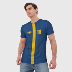 Мужская футболка 3D Fallout Vault 111 - фото 2