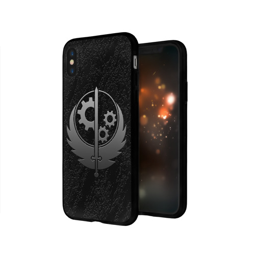 Чехол для Apple iPhone X силиконовый глянцевый БРАТСТВО СТАЛИ Фото 01 Чехол для Apple iPhone X силиконовый глянцевый БРАТСТВО СТАЛИ Фото 01