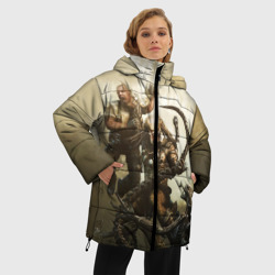 Женская зимняя куртка Oversize Хищник - фото 2