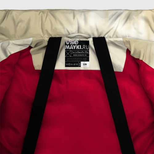 Женская зимняя куртка Oversize Хищник, цвет красный - фото 7