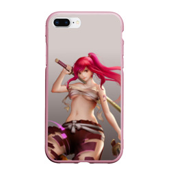 Чехол для iPhone 7Plus/8 Plus матовый Fairy Tail Red Erza Scarlet