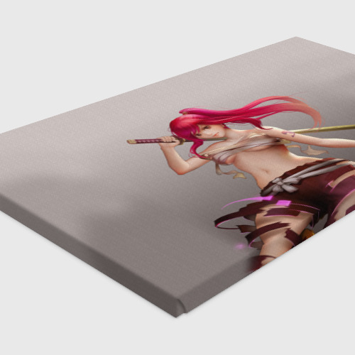 Холст прямоугольный Fairy Tail Red Erza Scarlet, цвет 3D печать - фото 4