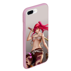 Чехол для iPhone 7Plus/8 Plus матовый Fairy Tail Red Erza Scarlet - фото 2