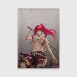 Обложка для автодокументов Fairy Tail Red Erza Scarlet