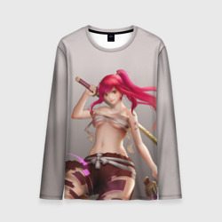 Мужской лонгслив 3D Fairy Tail Red Erza Scarlet