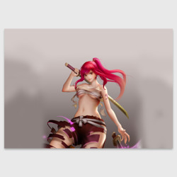 Поздравительная открытка Fairy Tail Red Erza Scarlet