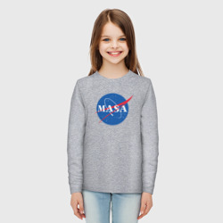 Детский лонгслив хлопок Маша NASA - фото 2