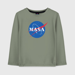 Детский лонгслив хлопок Маша NASA