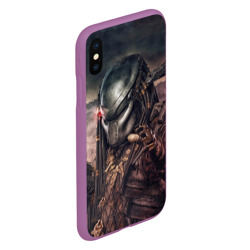 Чехол для iPhone XS Max матовый Хищник Predator - фото 2