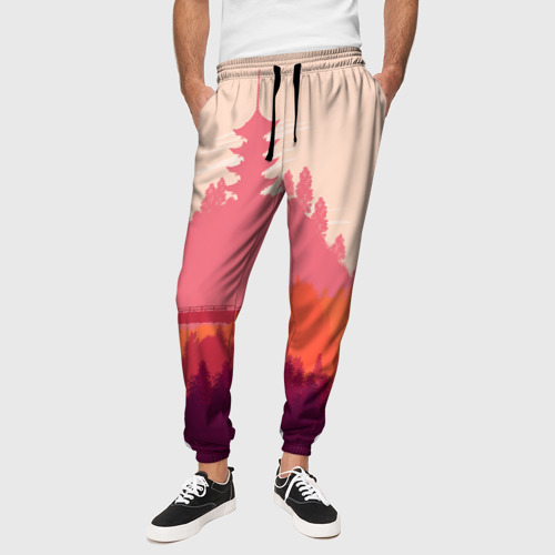 Мужские брюки 3D Firewatch, цвет 3D печать - фото 4