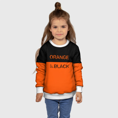 Детский свитшот 3D Orange Is the New Black, цвет 3D печать - фото 7