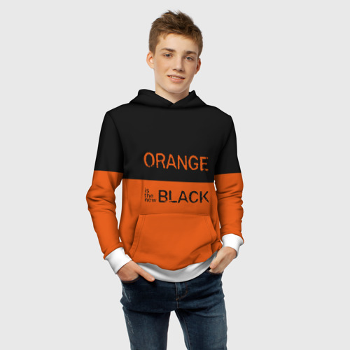 Детская толстовка 3D Orange Is the New Black, цвет белый - фото 6