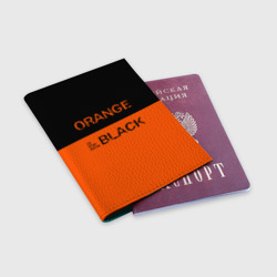 Обложка для паспорта матовая кожа Orange Is the New Black - фото 2