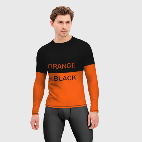 Мужской рашгард 3D Orange Is the New Black, цвет 3D печать - фото 3