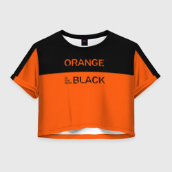 Женская футболка Crop-top 3D Orange Is the New Black