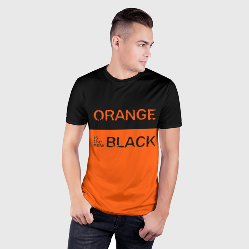 Мужская футболка 3D Slim Orange Is the New Black, цвет 3D печать - фото 3