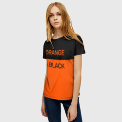Женская футболка 3D Orange Is the New Black - фото 2