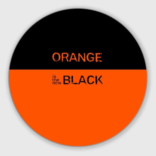 Круглый коврик для мышки Orange Is the New Black
