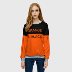 Женский свитшот 3D Orange Is the New Black - фото 2