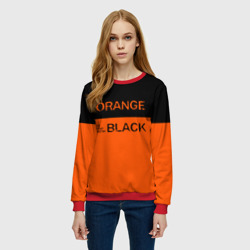Женский свитшот 3D Orange Is the New Black - фото 2