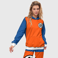 Женский костюм с толстовкой 3D Goku Kanji - фото 2