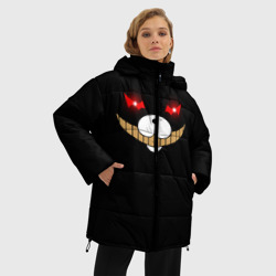 Женская зимняя куртка Oversize Kurokuma на черном - фото 2