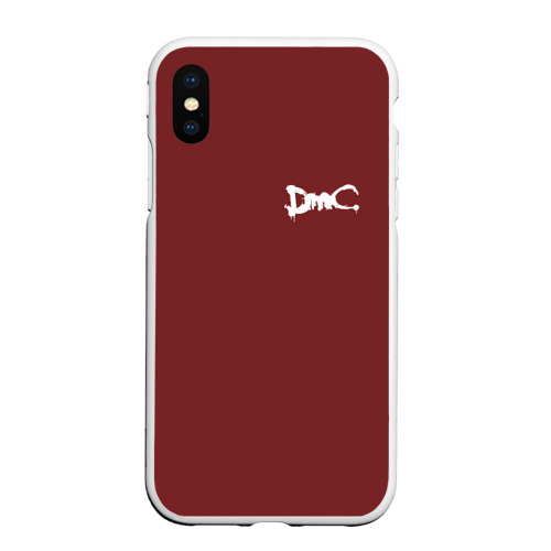 Чехол для iPhone XS Max матовый DEVIL MAY CRY (НА СПИНЕ), цвет белый