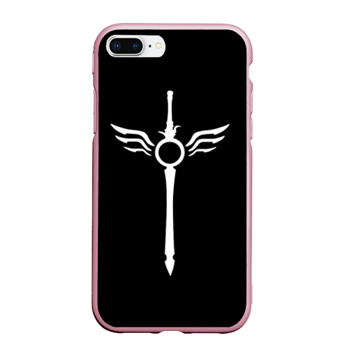 Чехол для iPhone 7Plus/8 Plus матовый Devil May Cry sword, цвет розовый