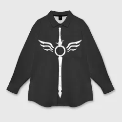 Женская рубашка oversize 3D Devil May Cry sword