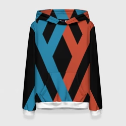 Женская толстовка 3D Two XX on black