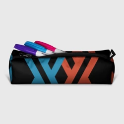 Пенал школьный 3D Two XX on black - фото 2