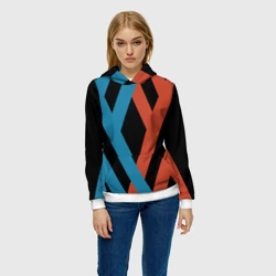 Женская толстовка 3D Two XX on black - фото 2