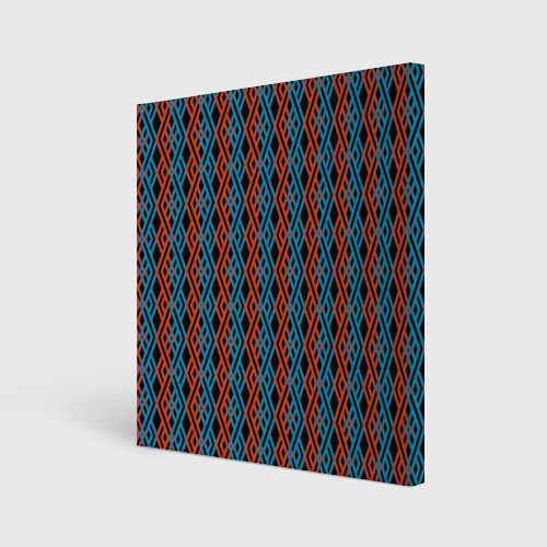 Холст квадратный two XX pattern, цвет 3D печать