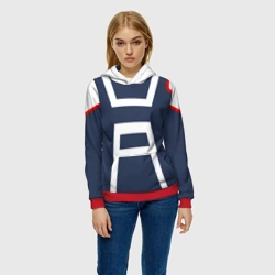 Женская толстовка 3D MHa u.a. school - фото 2