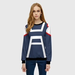 Женский свитшот 3D MHa u.a. school - фото 2