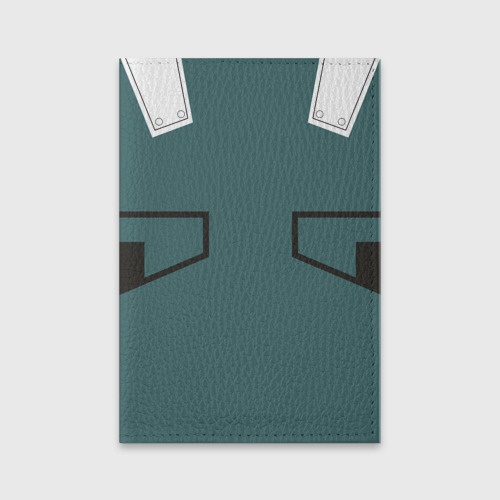 Обложка для паспорта матовая кожа Боевой костюм, цвет зеленый