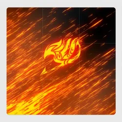 Магнитный плакат 3Х3 Fairy tail natsu dragneel хвост феи