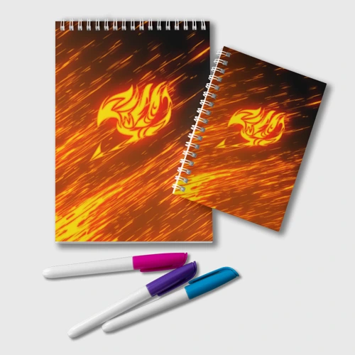 Блокнот Fairy tail natsu dragneel хвост феи