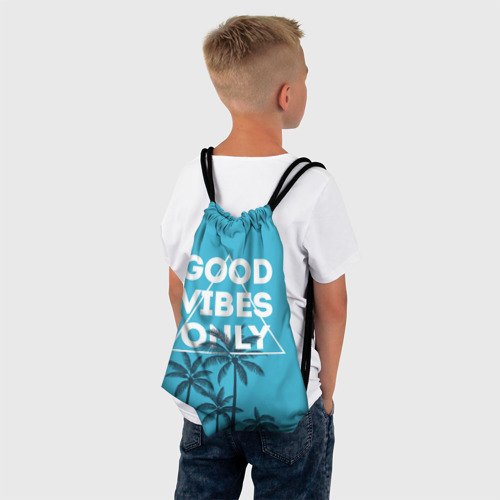 Рюкзак-мешок 3D Good vibes only - фото 4