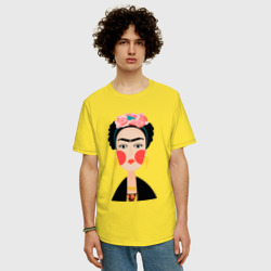 Мужская футболка хлопок Oversize Фрида Кало - фото 2