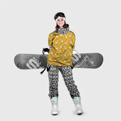 Накидка на куртку 3D Корги Паттерн - фото 2