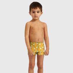 Детские купальные плавки 3D Корги Паттерн - фото 2