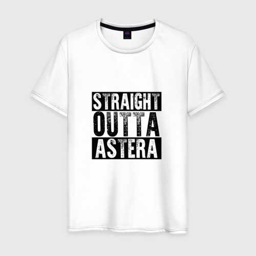 Мужская футболка хлопок Straight outta Astera