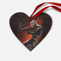Деревянная игрушка Сердце Omega Fortnite