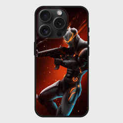 Чехол силиконовый для Apple iPhone 15 Pro матовый Omega Fortnite