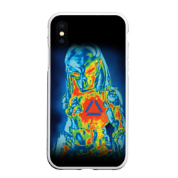 Чехол для iPhone XS Max матовый Predator хищник