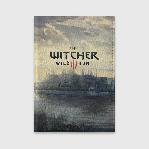 Обложка для автодокументов The Witcher 3: Wild Hunt, цвет зеленый