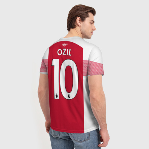 Мужская футболка 3D Ozil home 18-19 - фото 4